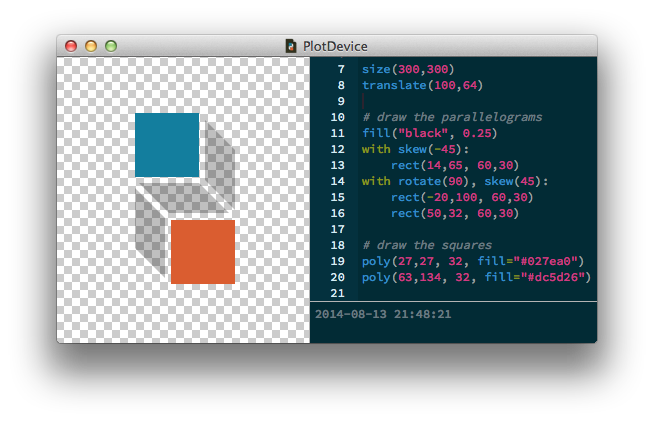 Plotdevice A Python Based Graphics Environment For The Mac